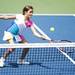 A girl plays in the Second Annual Ann Arbor Junior Team Tennis Championships at the University of Michigan Varsity Tennis Center on Friday, July 12. Daniel Brenner I AnnArbor.com